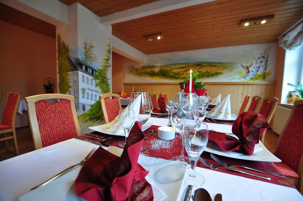 Landhotel Weisses Roess'L Adorf Esterno foto